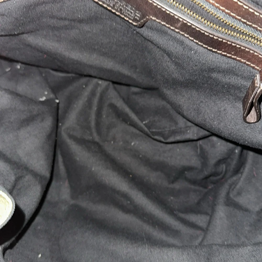 FINAL PRICE DROP: Dsquared2 Green Canvas and Brown Leather Drawstring Backpack